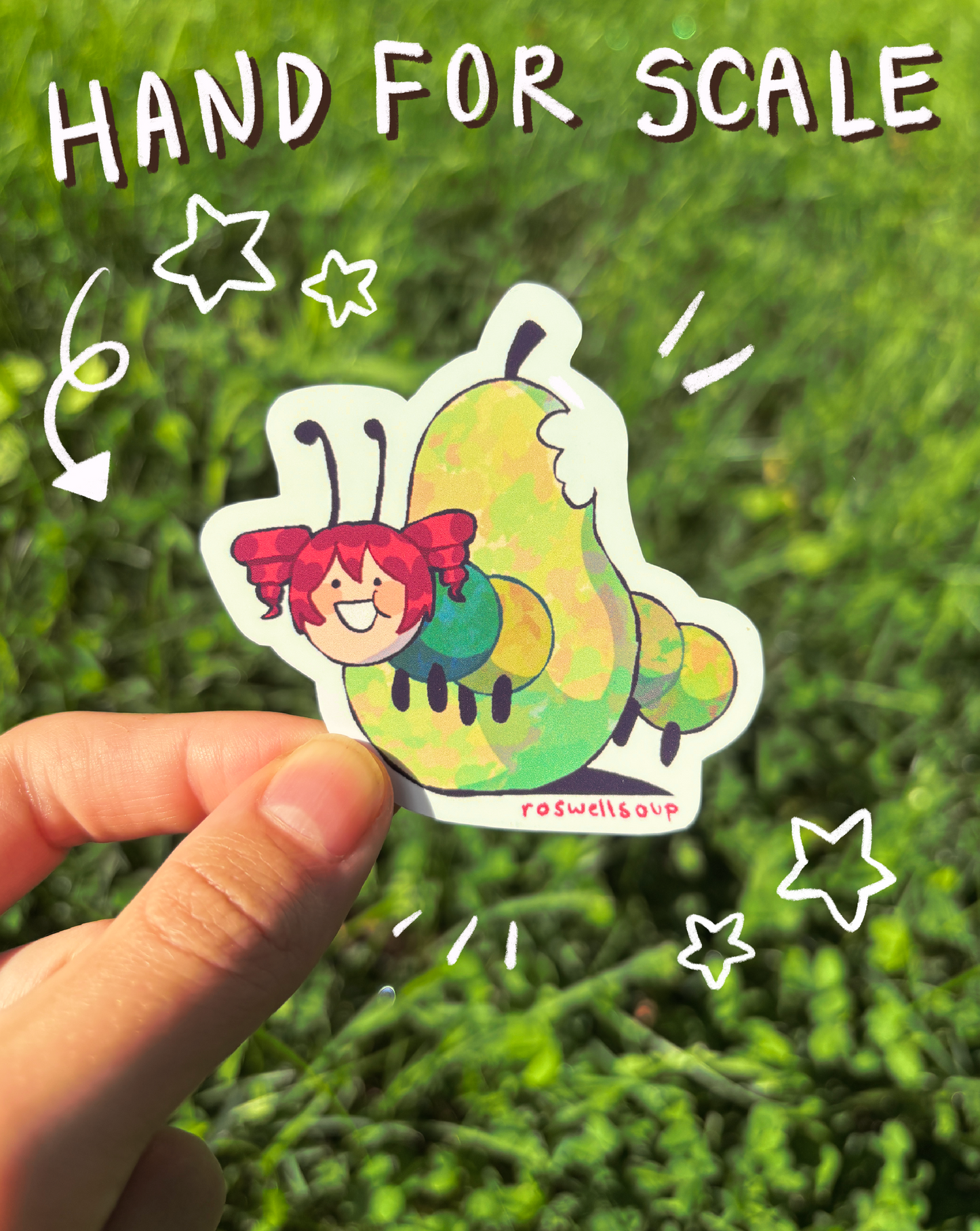 Very Hungry Pearto Sticker (Waterproof) (Teto)