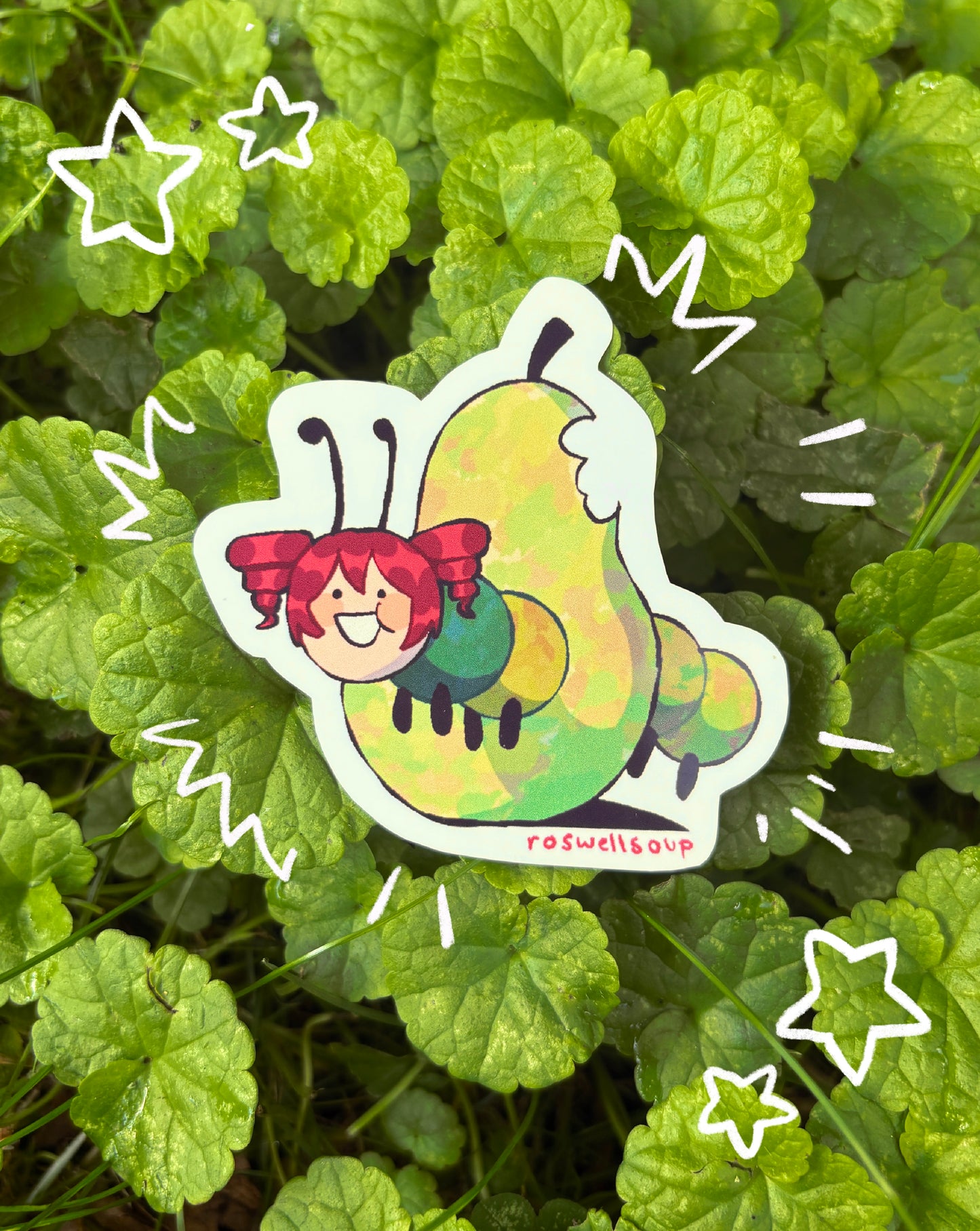 Very Hungry Pearto Sticker (Waterproof) (Teto)
