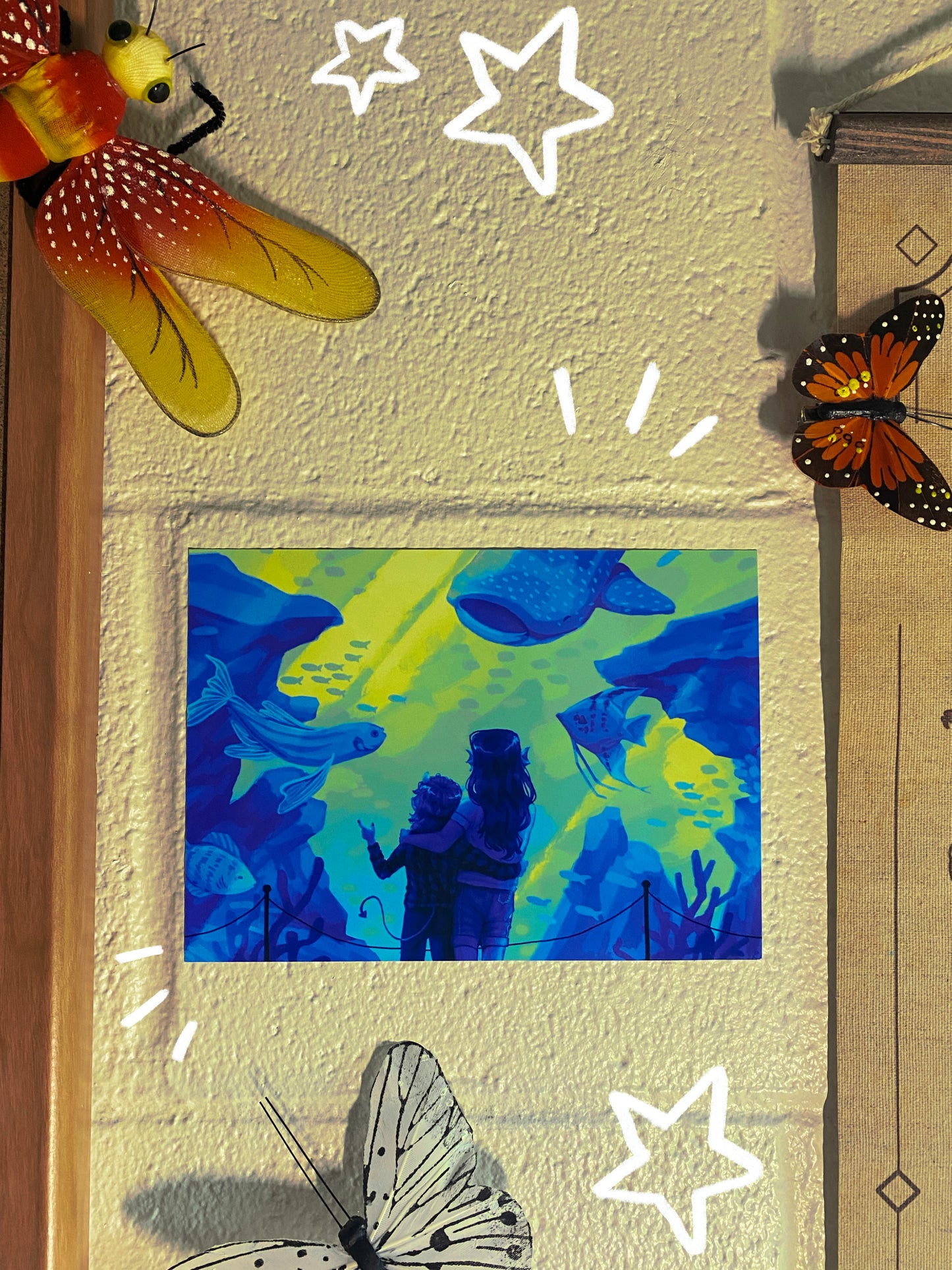 Fantasy Aquarium Date Print