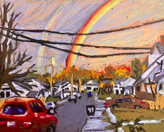 Double Rainbow Print