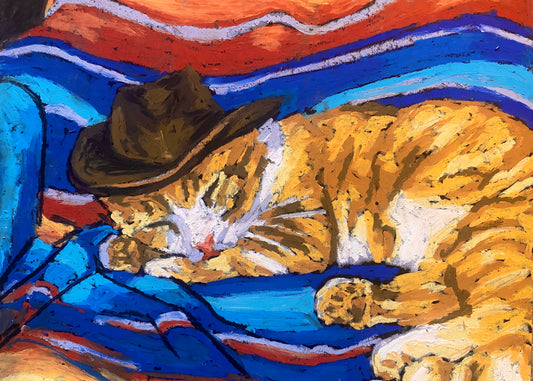 Cowboy Kitty Print