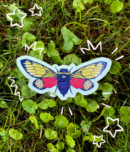 Cicada Sticker (Waterproof)